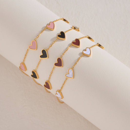 Dripping Heart Bracelet